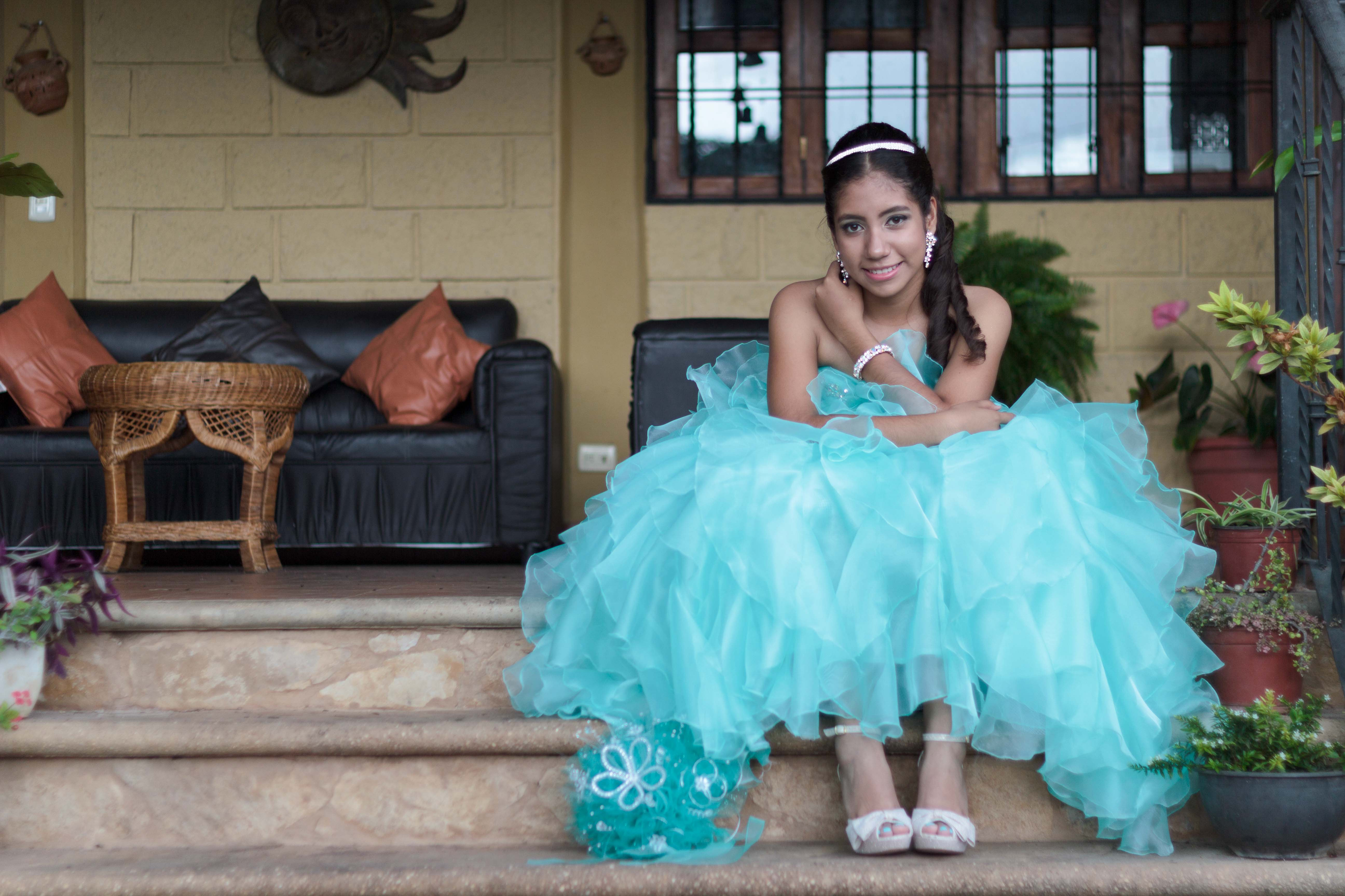 Retrato con accesorios