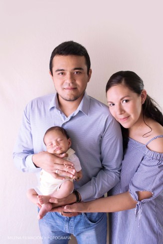 Fotografía newborn Tuxtla familia
