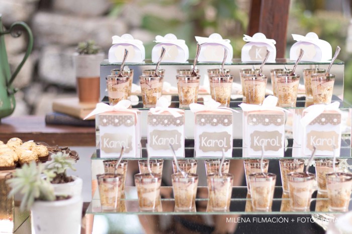 Mesa de dulces para niña color rosa para bautizo