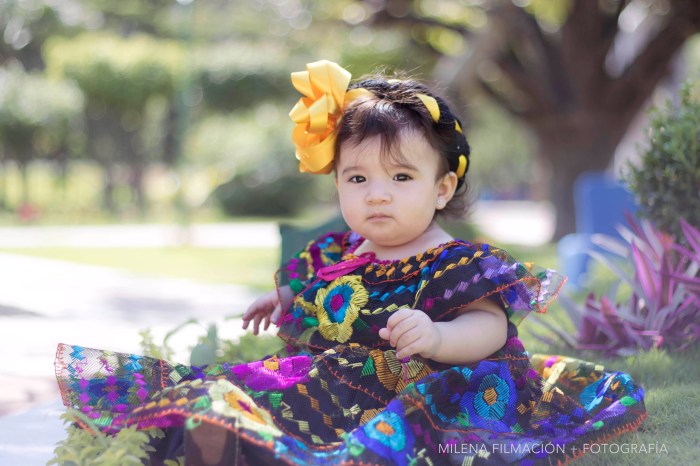 Bebé chiapaneca retrato