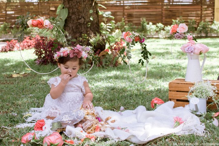 Smash the cake al aire libre