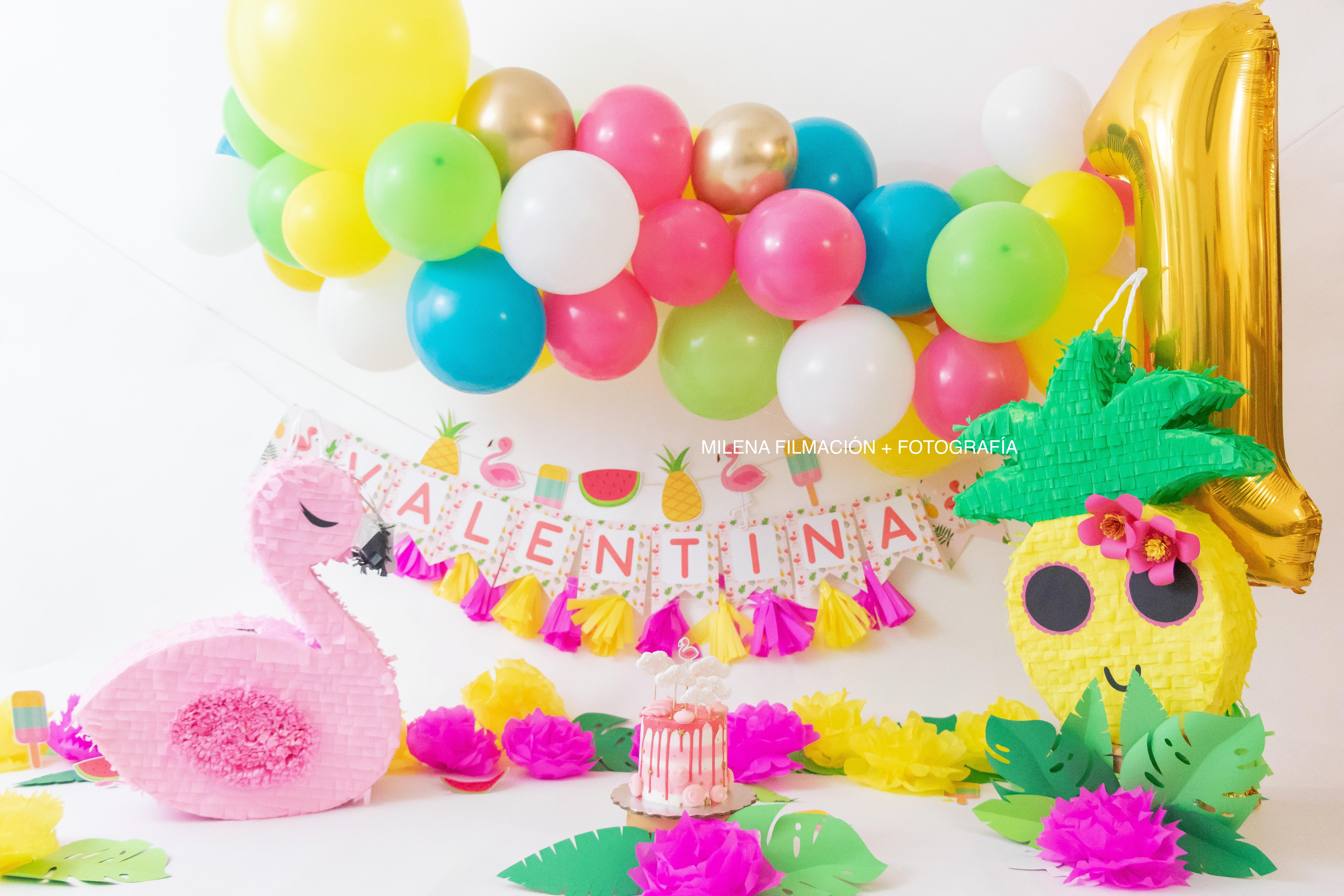 set fotos tropical smash the cake