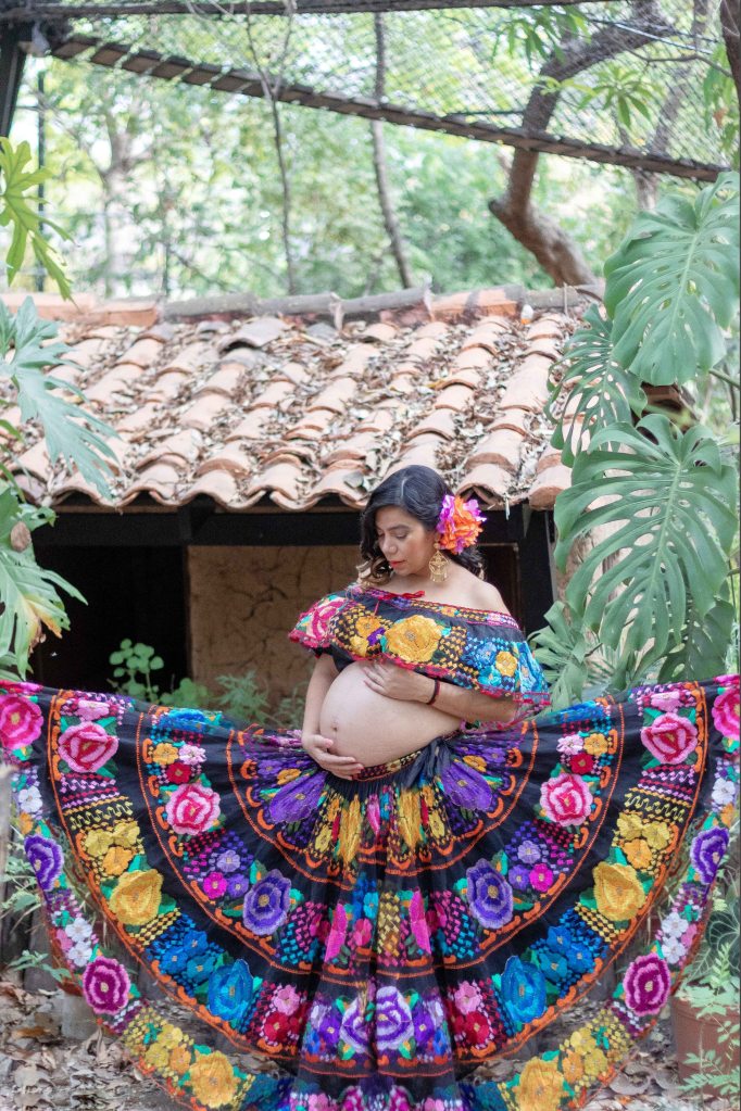 Memá vestida de chiapaneca