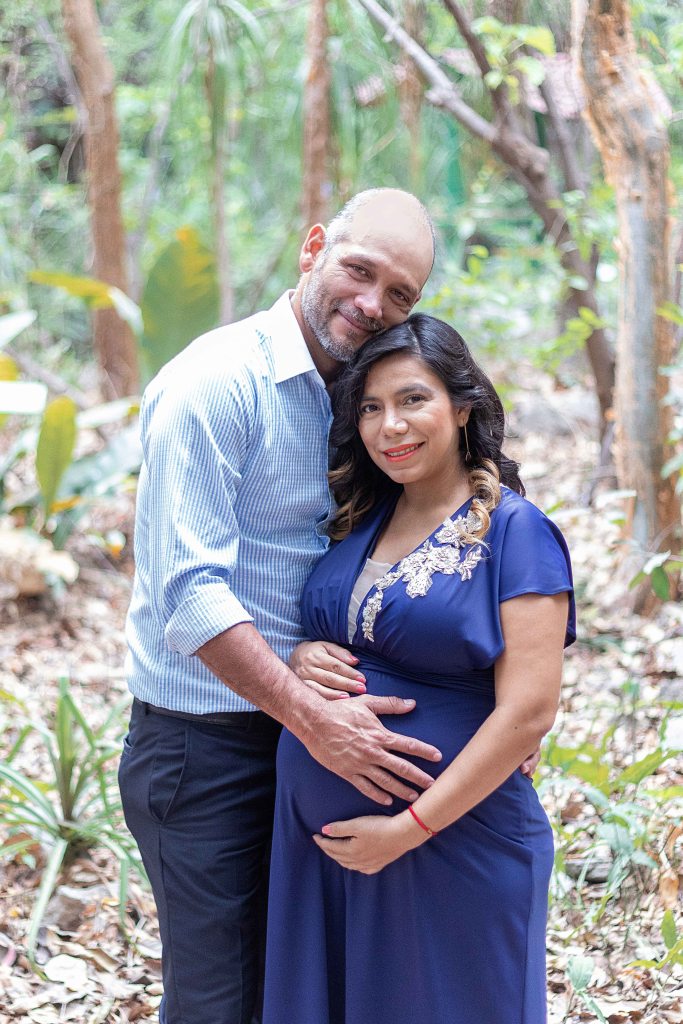 Mamá y papá retrato