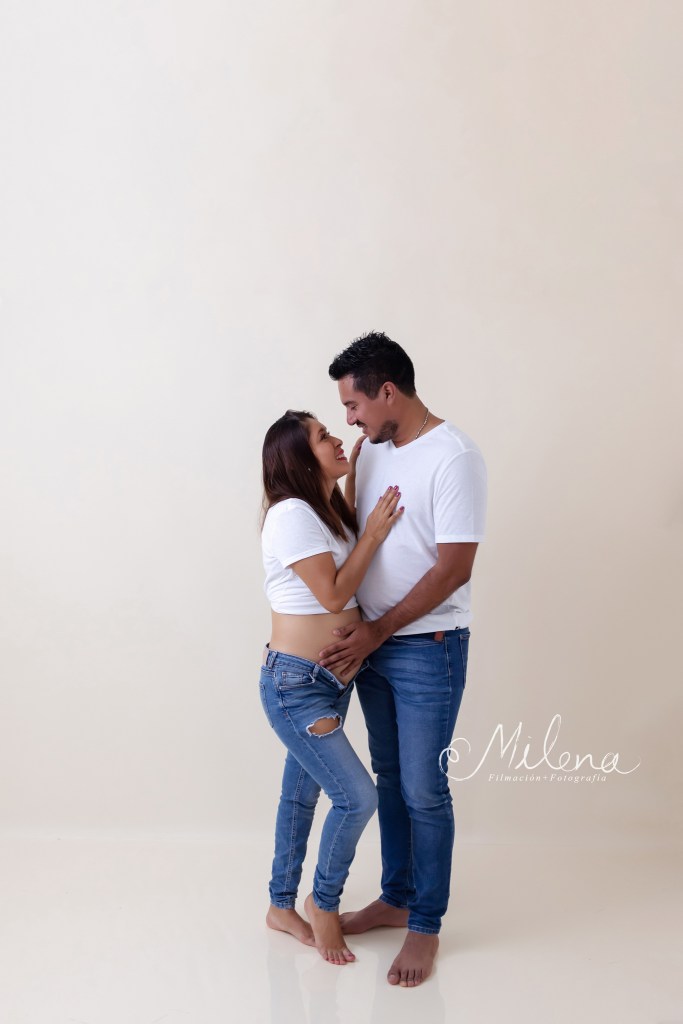 retrato embarazo