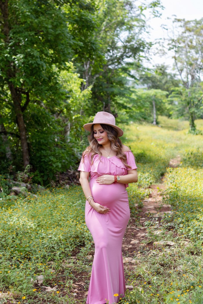 retrato mamá embrazo